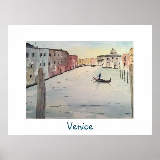 Grote Kanaal van Venetië Poster (Voorkant)