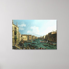 Grote Kanaal Venetië Canaletto Olie Schilderij 16K Canvas Afdruk