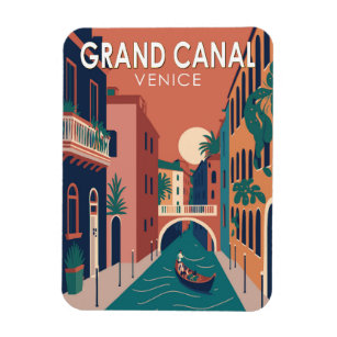 Grote Kanaal Venetië Travel Art  Magneet