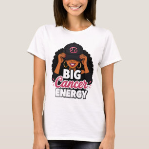 Grote Kanker Energie Zwarte Meisjes Magie Dierenri T-shirt