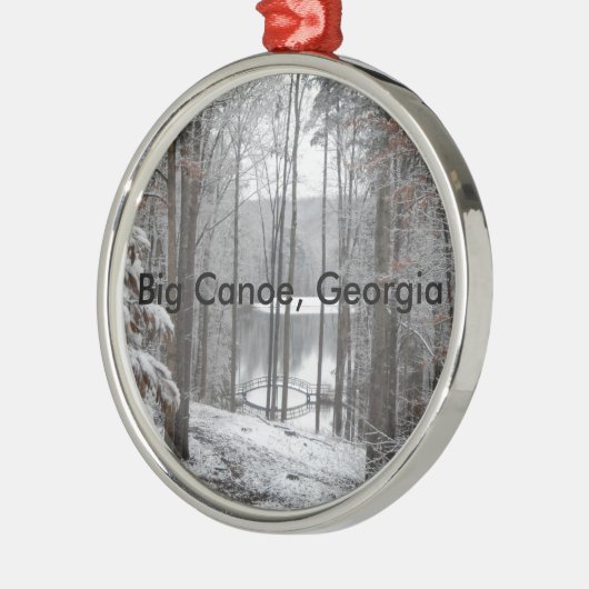 Grote Kano, Georgië Metalen Ornament (Links)