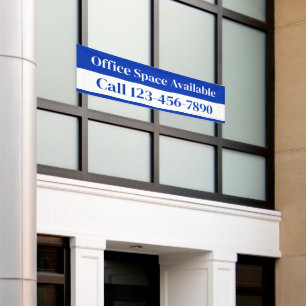 Grote Kantoor die zakelijk onroerend goed leasen Spandoek