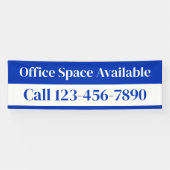 Grote Kantoor die zakelijk onroerend goed leasen Spandoek (Horizontaal)