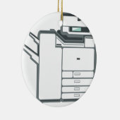 Grote kantoor keramisch ornament (Rechts)