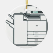 Grote kantoor keramisch ornament (Voorkant)