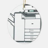 Grote kantoor keramisch ornament (Links)