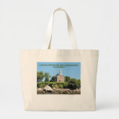 Grote Kapitein Island Lighthouse, CT Canvas tas (Voorkant)