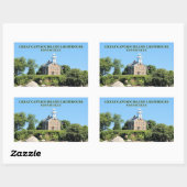 Grote Kapitein Island Lighthouse, CT Stickers (Vel)