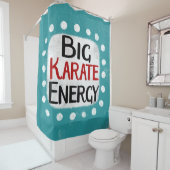Grote Karate Energie Douchegordijn (In situ)