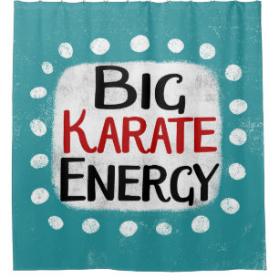 Grote Karate Energie Douchegordijn