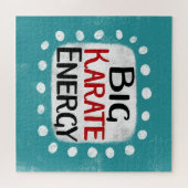 Grote Karate Energie Jigsaw Puzzel (Horizontaal)