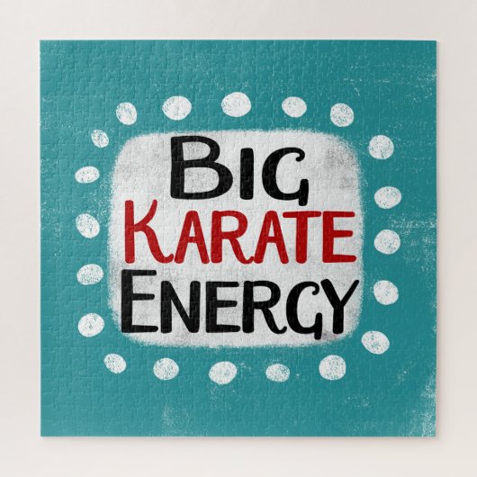 Grote Karate Energie Jigsaw Puzzel (Verticaal)