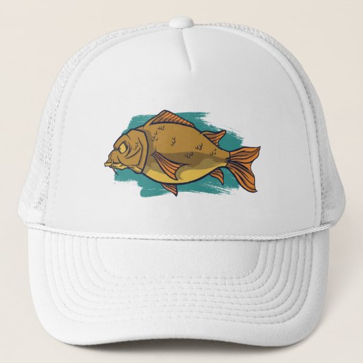 Grote Karper Vis Trucker Pet (Voorkant)