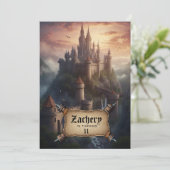 *~* Grote Kasteel Middeleeuwse Fantasie AP88 Verja Kaart (Staand voorkant)