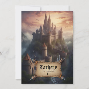 *~* Grote Kasteel Middeleeuwse Fantasie AP88 Verja Kaart