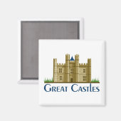 Grote kastelen magneet (Voorkant / Achterkant)