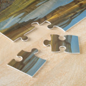 Grote kat-acrylverf in tijger zwemmen legpuzzel (Zijkant)