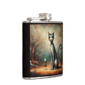 Grote kat heupfles (Rechts)