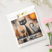 Grote Kat Kleine Kat Halloween Bedankzakje (Gezegeld)