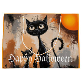 Grote Kat Kleine Kat Halloween Groot Cadeauzakje