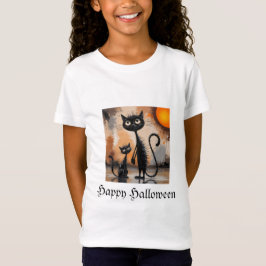 Grote Kat Kleine Kat Halloween T-shirt