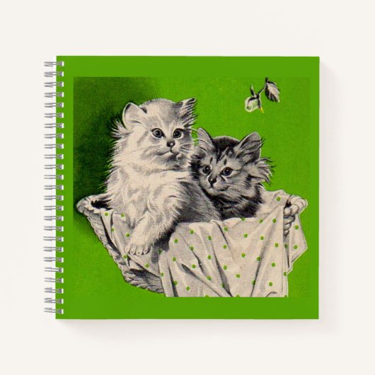 grote kat kleine kat notitieboek (Voorkant)