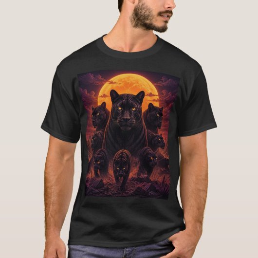 grote kat t-shirt (Voorkant)