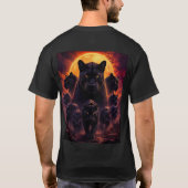 grote kat t-shirt (Achterkant)