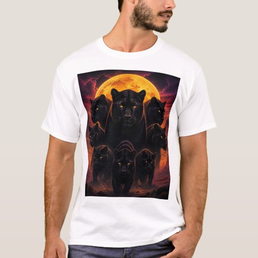 grote kat t-shirt (Voorkant)
