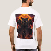 grote kat t-shirt (Achterkant)