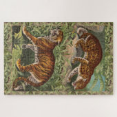 Grote kat (tijger en luipaard) legpuzzel (Horizontaal)