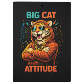 Grote Katachtige Attitude Klembord (Achterkant)