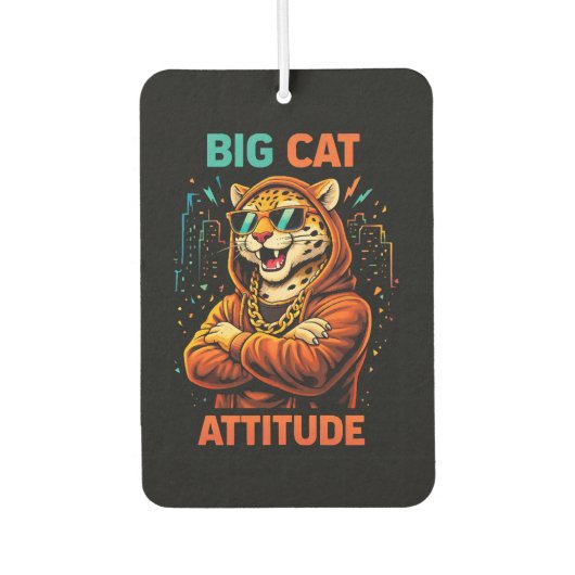 Grote Katachtige Attitude Luchtverfrisser (Voorkant)