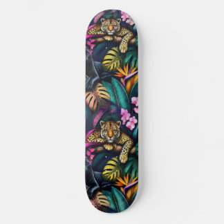 Grote Katachtige Dromen Naadloos Oppervlaktepatroo Persoonlijk Skateboard