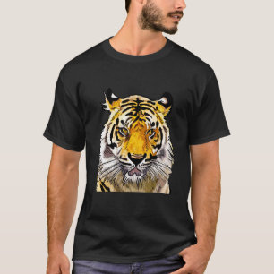 Grote Katachtige Woeste Tijger Dier Wilde Natuur T T-shirt