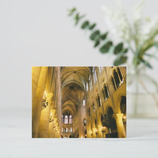 Grote kathedraal briefkaart (Staand voorkant)