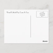 Grote kathedraal briefkaart (Achterkant)