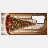 Grote Kathedraal Kerstboom Samsung Galaxy Hoesje (Achterkant horizontaal)