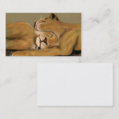 grote kattedutje visitekaartje (Voorkant / Achterkant)