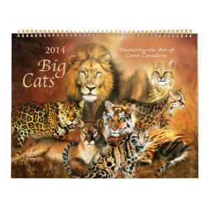 Grote katten Art Agenda 2014 Kalender