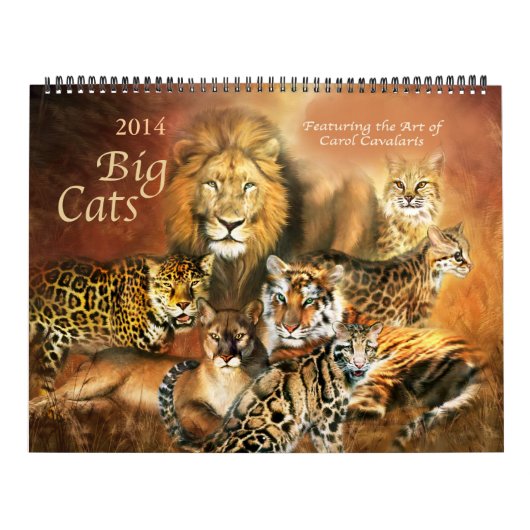 Grote katten Art Agenda 2014 Kalender (Hoes)