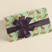 Grote katten in de gras tissuepapier