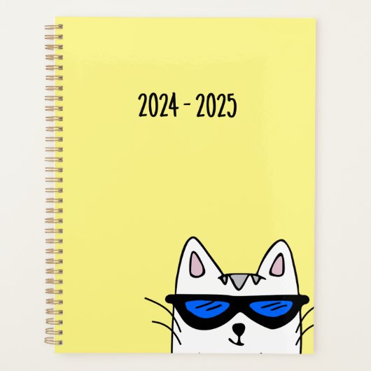 Grote kattenplanner 8,5 inch x 11 inch planner (Voorkant)