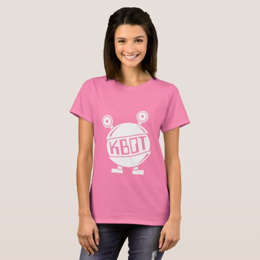 Grote KBOT-logo op vrouwen T-shirt (Voorkant volledig)