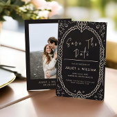 Grote Keltische Nordic middeleeuwse Scroll Viking Save The Date