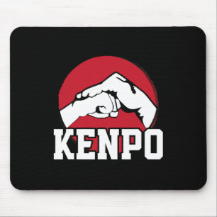 Grote Kenpo Karate Fist Ontwerp Japanse Martial Ar Muismat