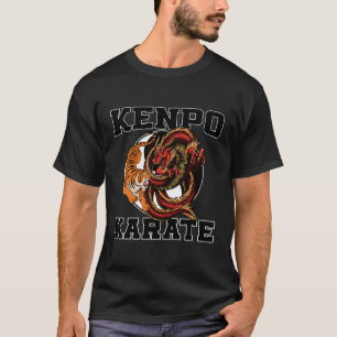 Grote Kenpo Karate Japanse Mail Fighter T-shirt