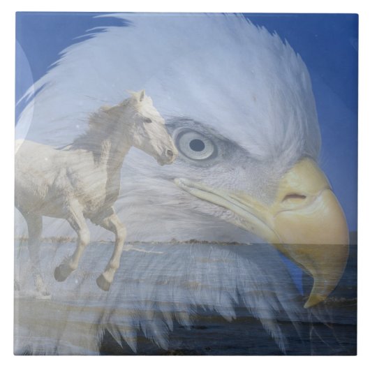 Grote keramische (6 x 6 inch) keramische foto's tegeltje (Voorkant)