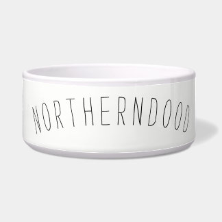 Grote keramische dog Bowl Voerbakje