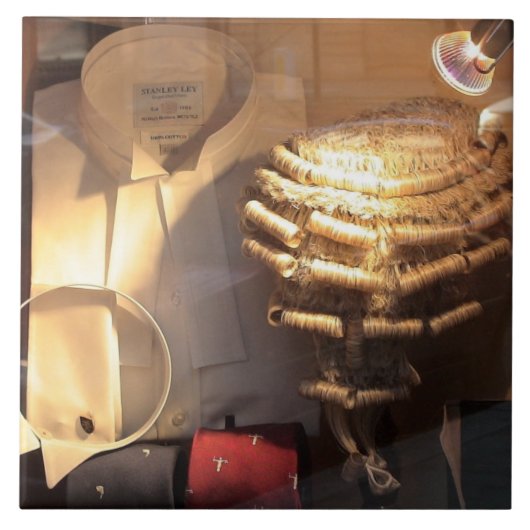 Grote Keramische Tegel Barristers Engelse Garb Law Tegeltje (Voorkant)